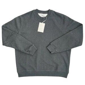 Everlane The Track Crewneck Sweatshirt Men's Size XS Organic Cotton Heather Gray